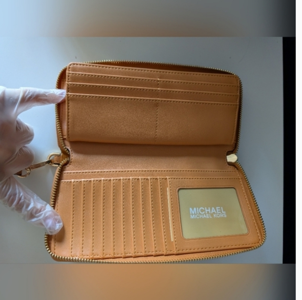 Michael Kors Sunflower Wristlet with Gold Hardware - Picture 7 of 9